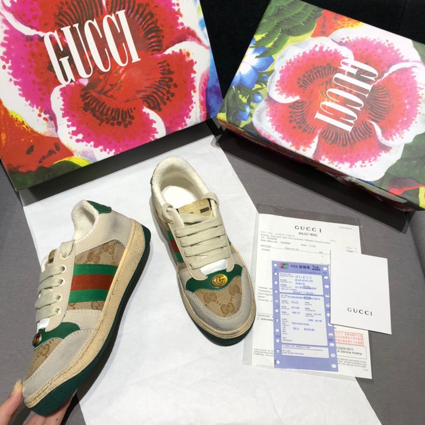 Screener Leather Sneakers Size:EU34-EU44