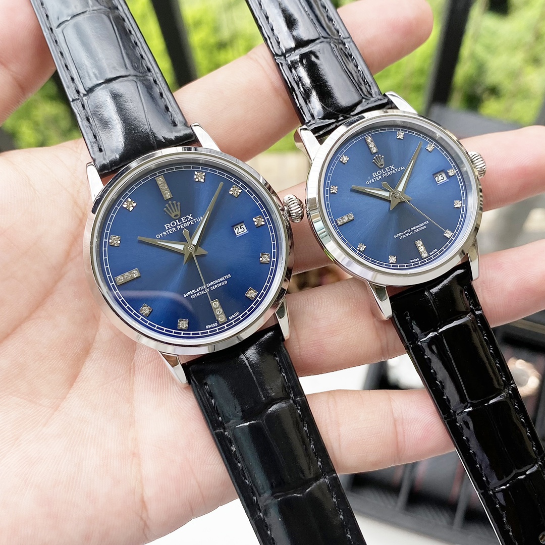 Classic Collection Couple Mechanical Watches,men40×11mm,women35×11mm