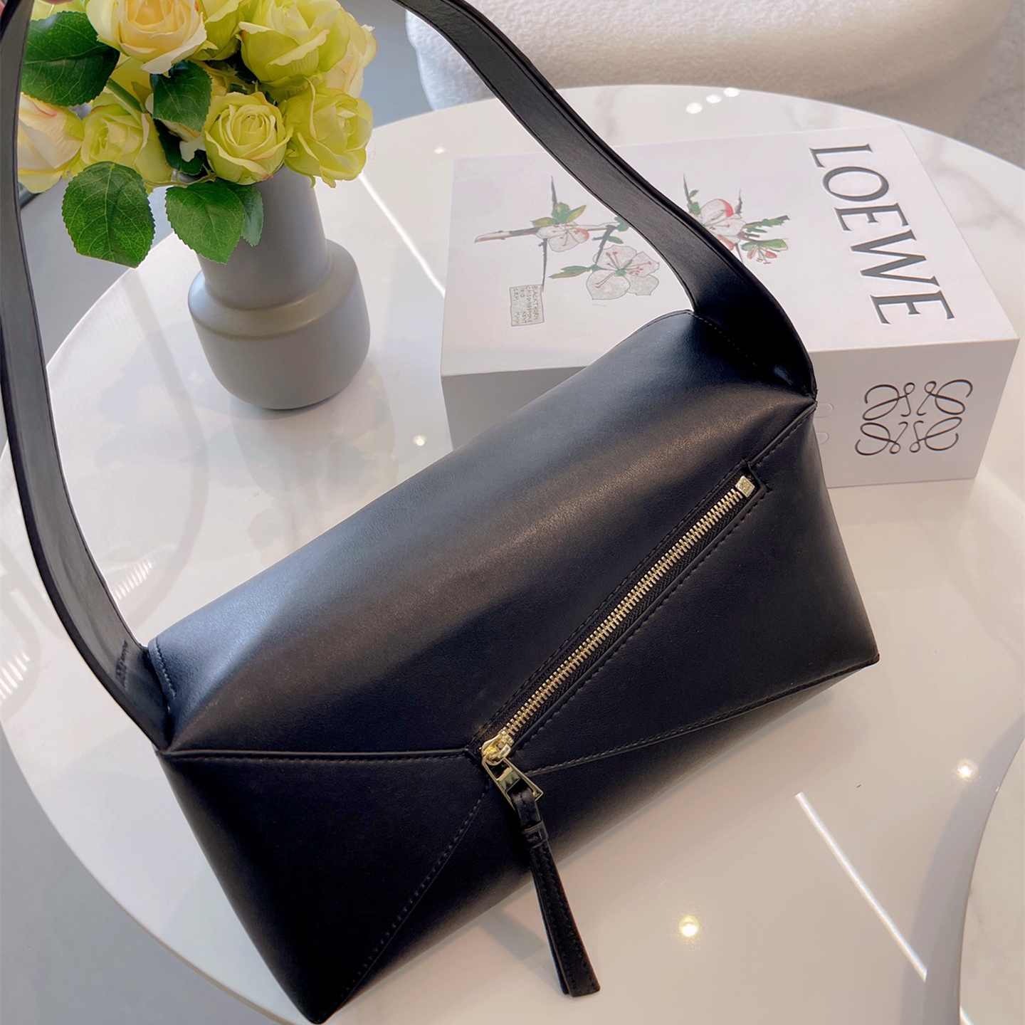 Puzzle Hobo Bag ,Size：29*12CM