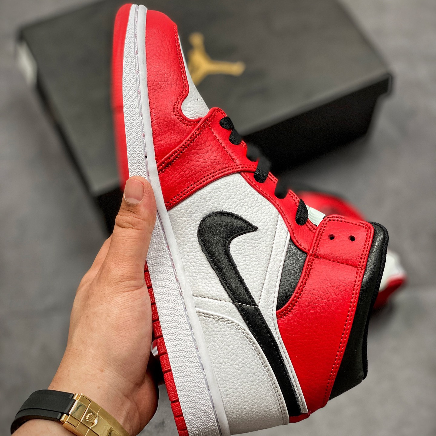 Air Jordan 1 Mid Leisure Board Shoes EU36-EU47.5/ US4-US13