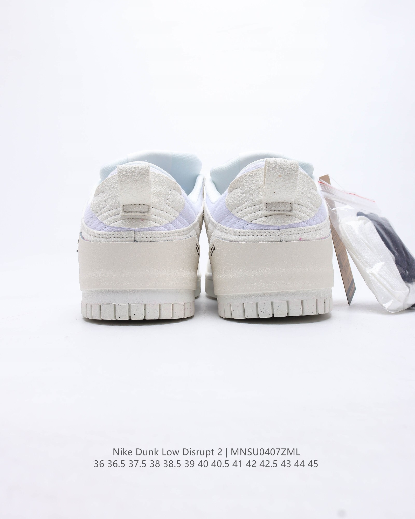 Wmns dunk low disrupt 2 pale ivory casual shoes Size:EU36-EU45