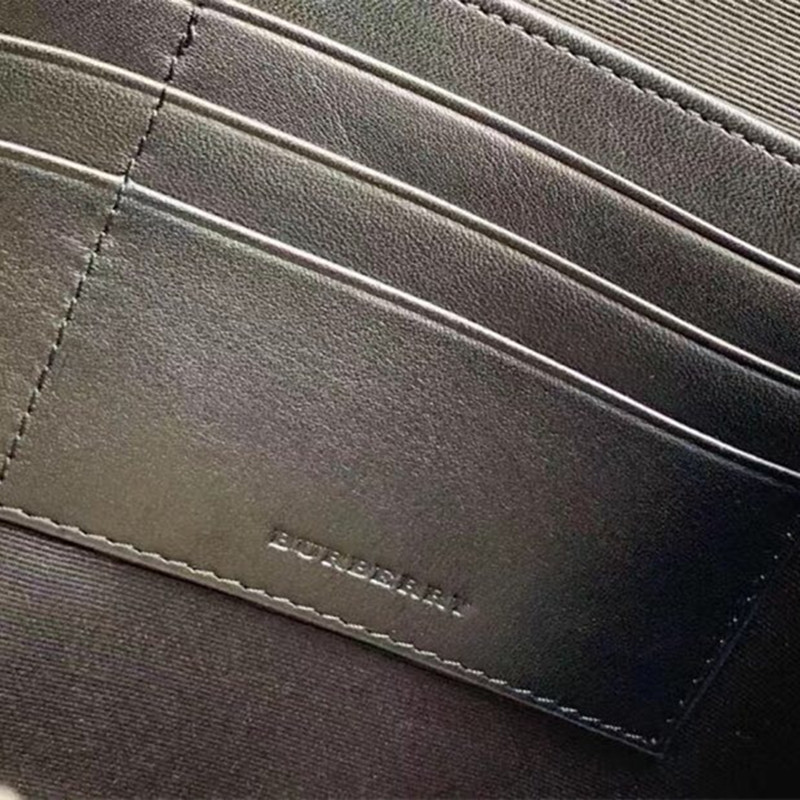 Ondon Checked Zipper Organizer Men's Wallet Handbag Size 30*19.5 cm