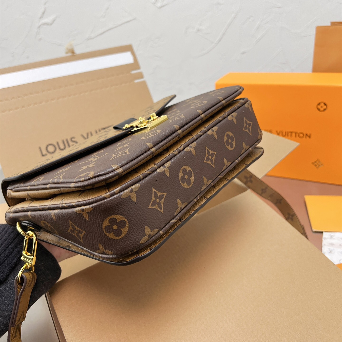 Monogram Reverse Pochette Bags Metis Bags