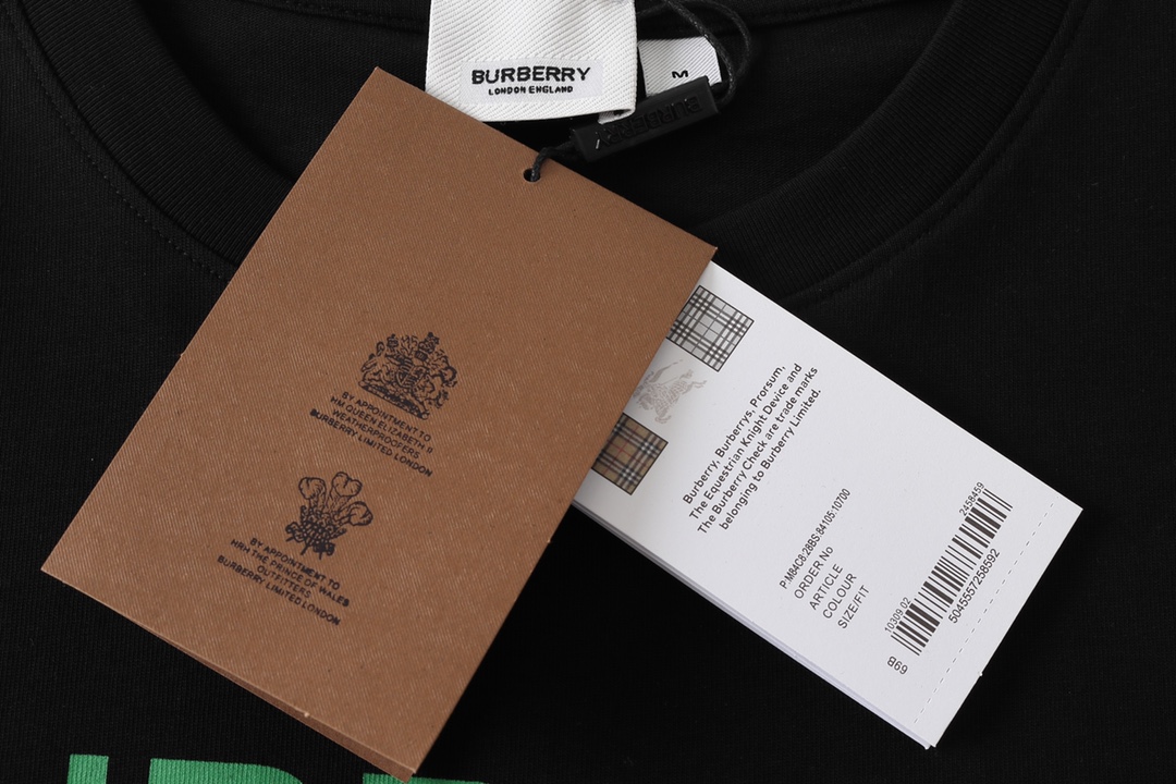 2022ss Men's Black T-Shirt