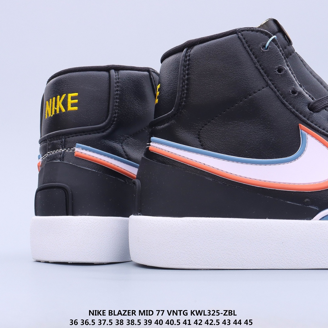 blazer mid 77 infinite “rubberized black” sport casual shoes Size：EU36-EU45