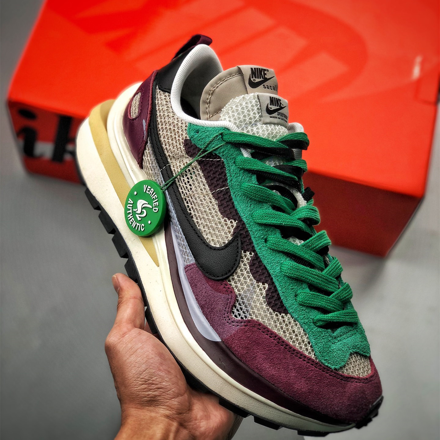 sacai x nk vaporwaffle 3.0 “ royal fuchsia ” shoes EU36-EU45