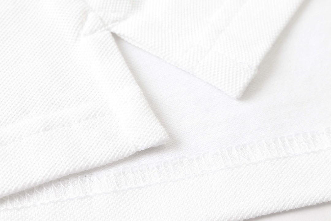 2022ss Men's Polo White Shirt