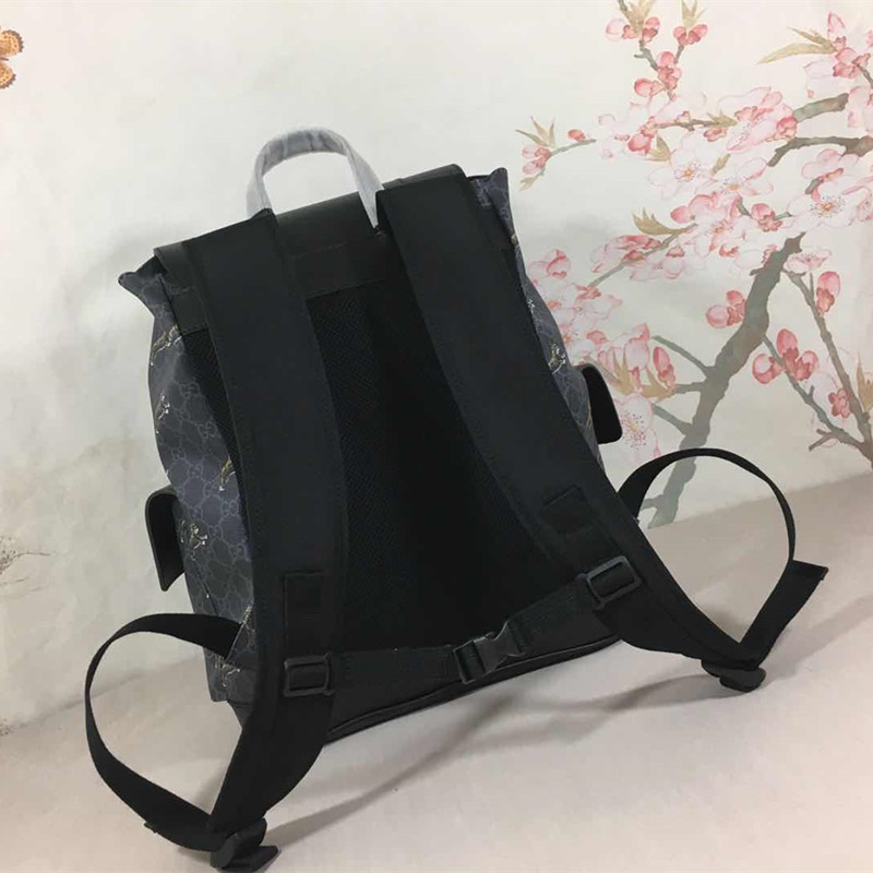 Men's  Cowhide Backpack   Shoulder Bag   Size 34*46*15 cm