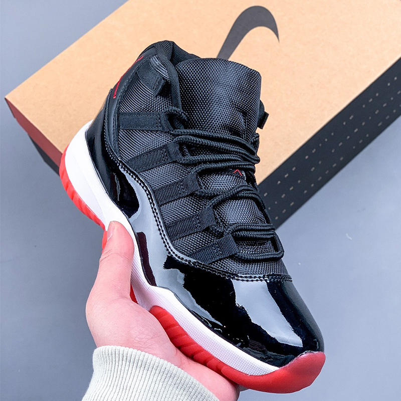 air jordan 11 aj11 low Sport casual shoes red&black Size：EU36-EU46