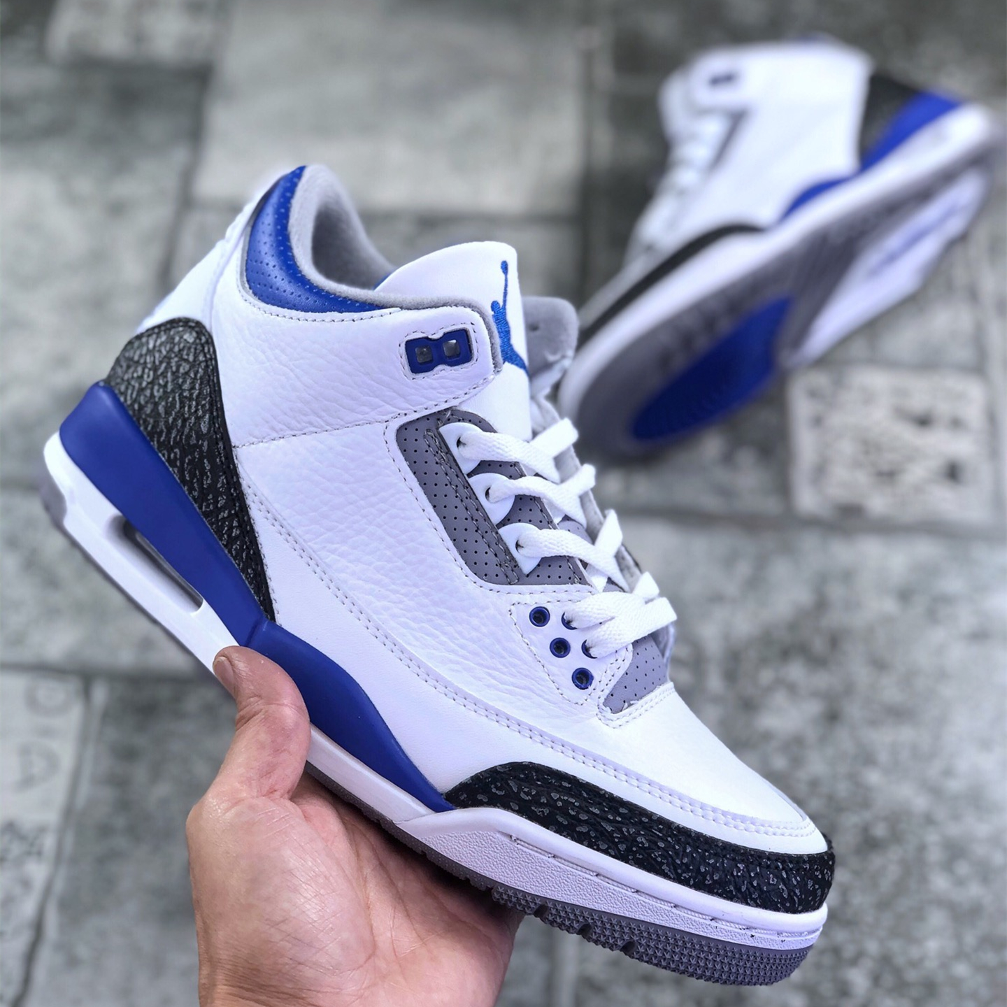 Air Jordan 3 “Racer Blue” Size:EU36-EU46/US4-US12