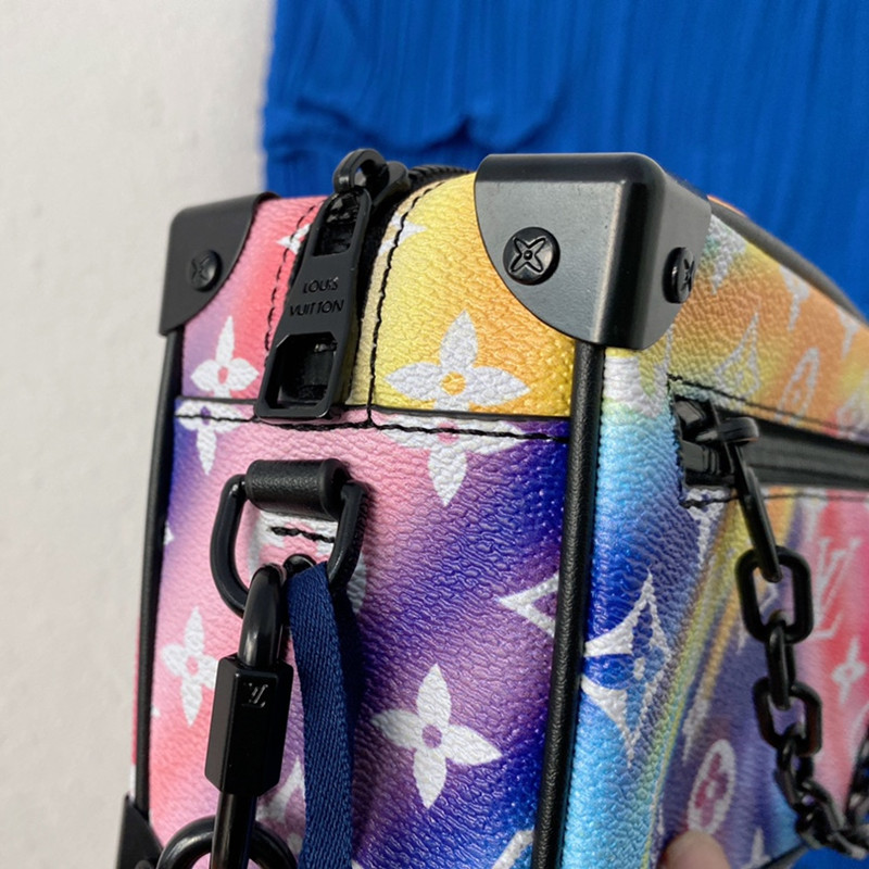 Mini Soft Trunk Bag Men's Bag Size 18.5*13*8 cm