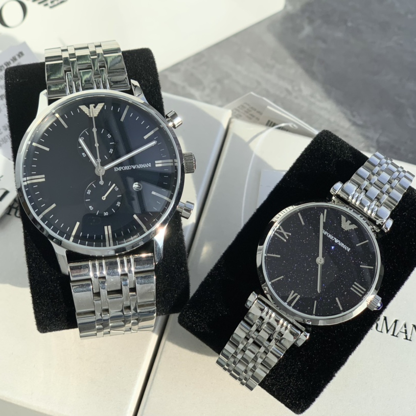 quartz watch, Couple's Watches mineral glass crystal ,Life water resistant to 30 meters