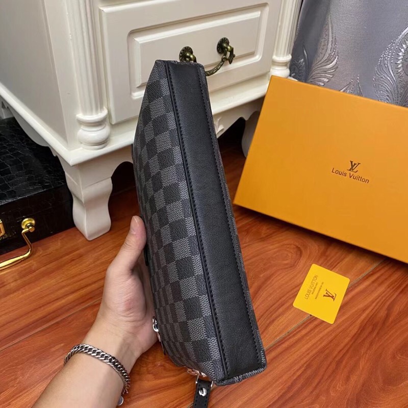 Men's Wallet Handbag Combination Lock Clutch Bag Size 28*18*3 cm