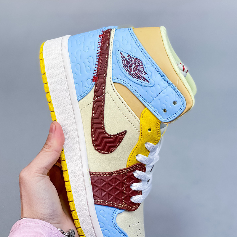 maison chateau x ai jordan 1 mid aj1 casual shoes Size:EU36-EU46