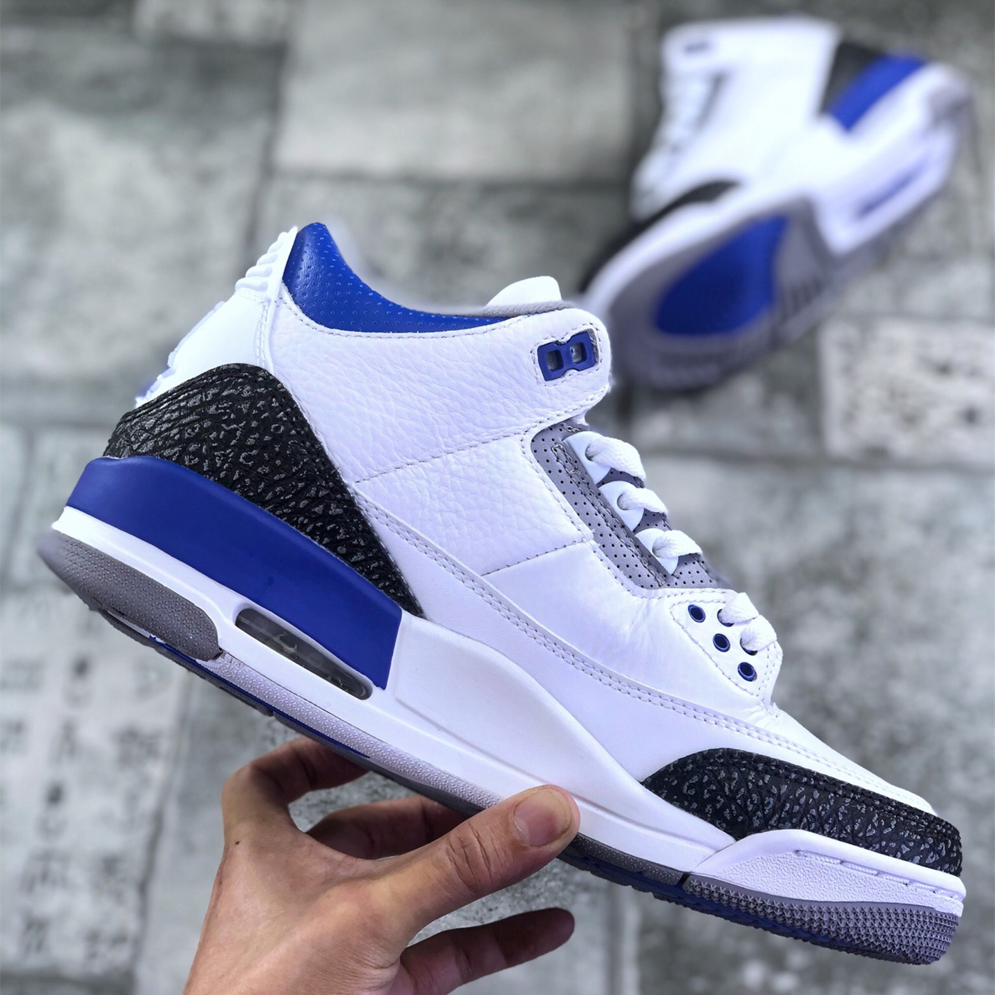 Air Jordan 3 “Racer Blue” Size:EU36-EU46/US4-US12