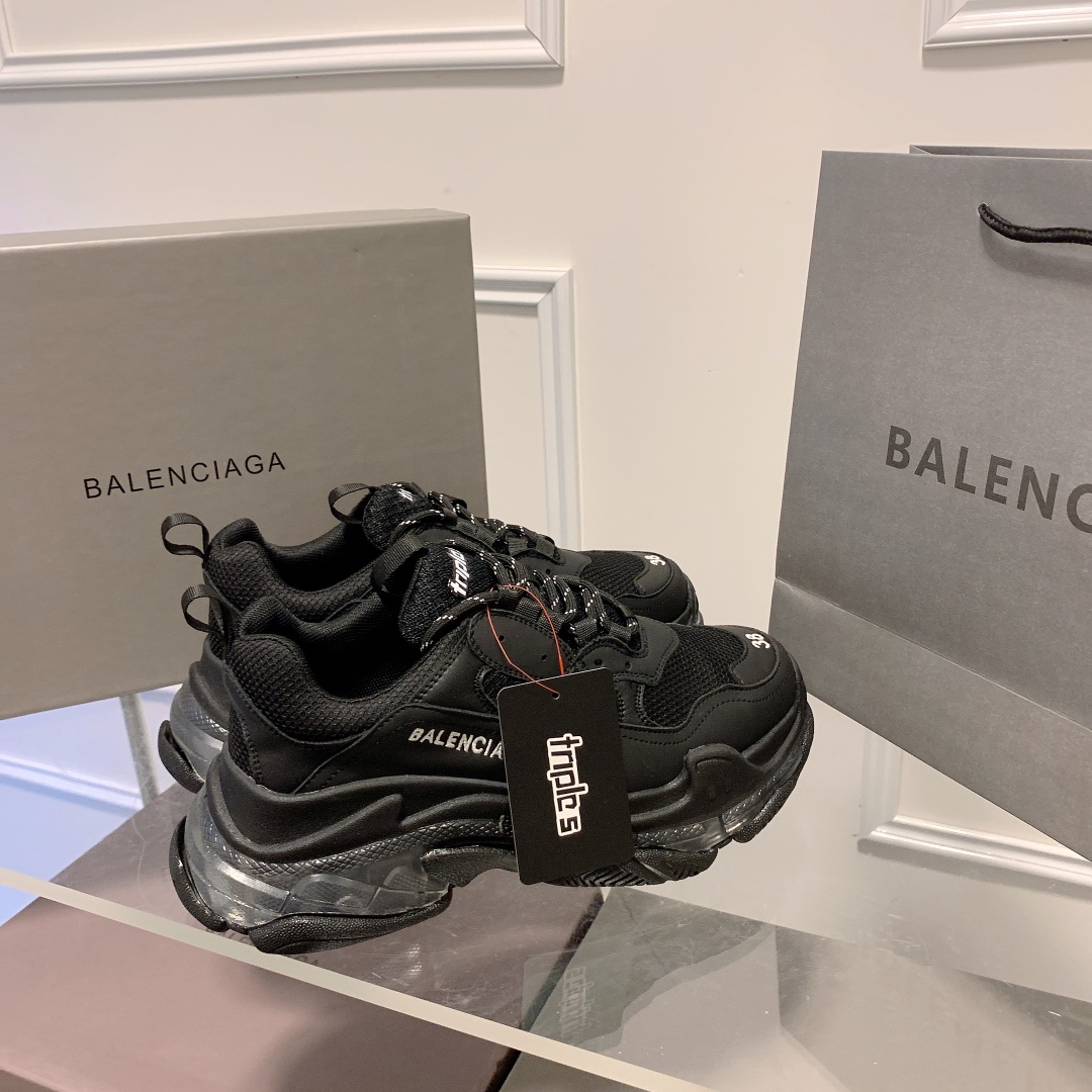 Triple S Clear Sole Women's Shoes Size:EU35-EU42