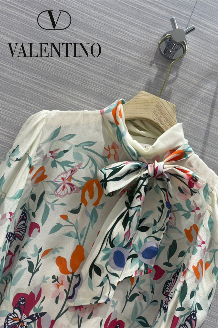2022 New Women's Shirt 100% Silk