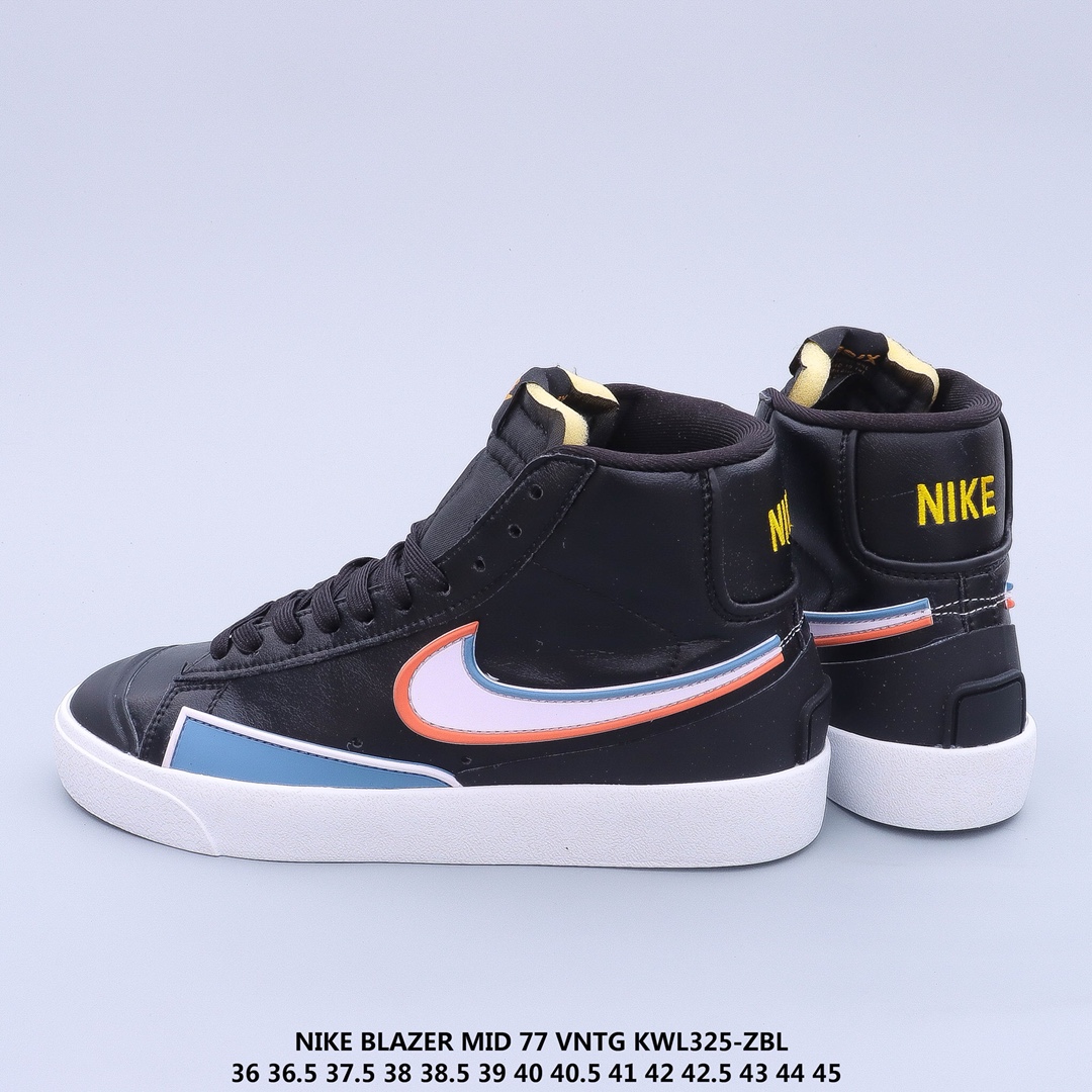 blazer mid 77 infinite “rubberized black” sport casual shoes Size：EU36-EU45