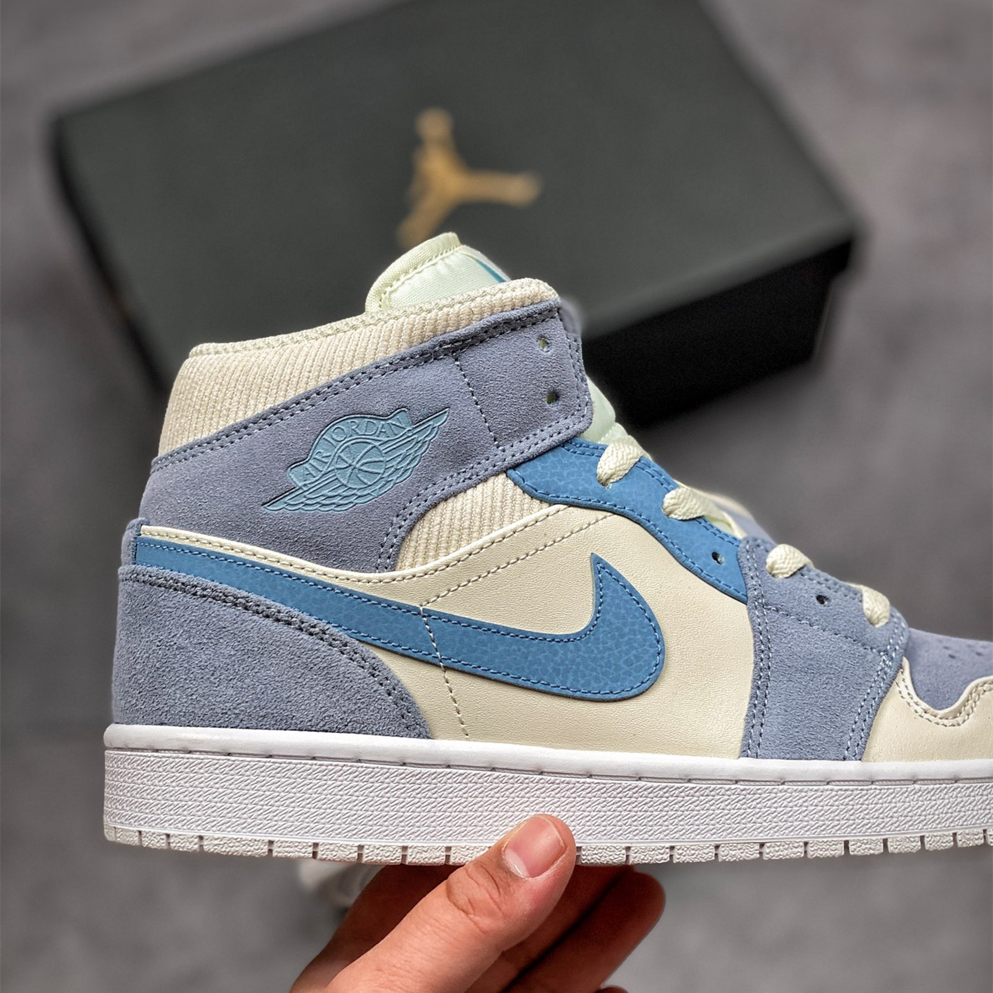 Air Jordan 1 Mid Leisure Board Shoes EU36-EU47.5/ US4-US13