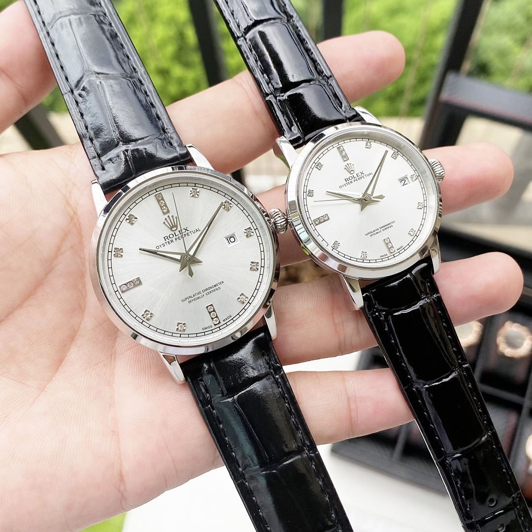 Classic Collection Couple Mechanical Watches,men40×11mm,women35×11mm