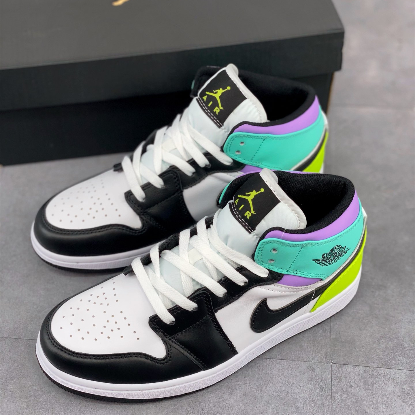 Air Jordan 1 Mid Leisure Board Shoes EU36-EU47.5/ US4-US13