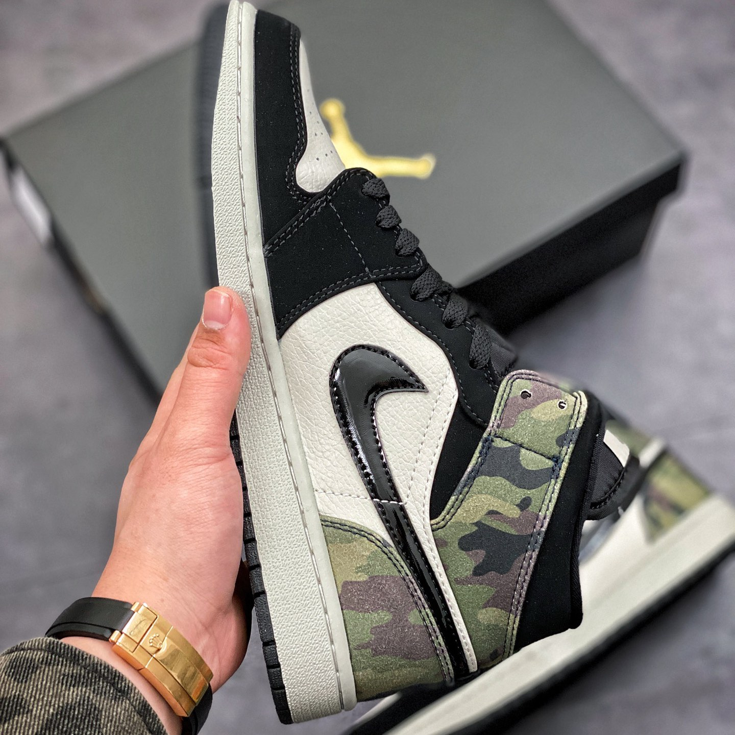 Air Jordan 1 Mid Leisure Board Shoes EU36-EU47.5/ US4-US13