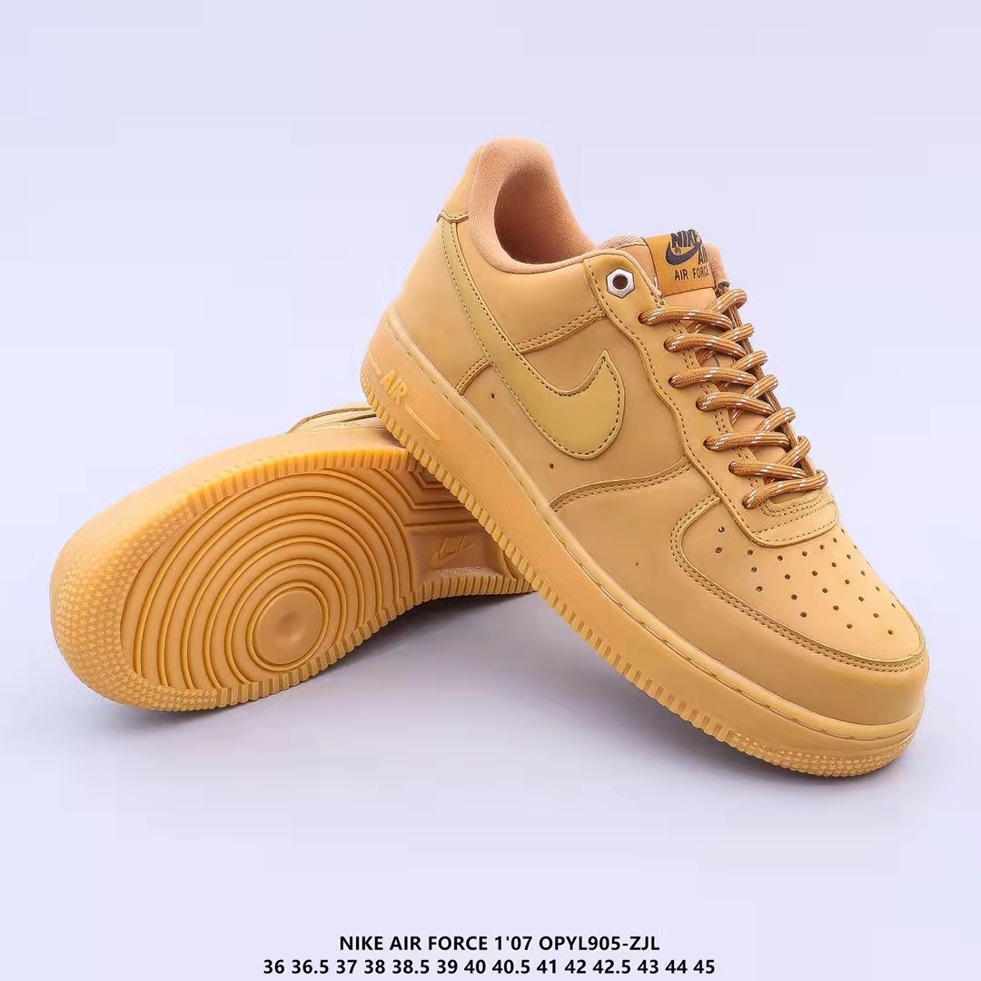 Air Force 1 LOW 07 LV8:Wheat/Flax CJ9179-200 SIZE:EU36-EU45