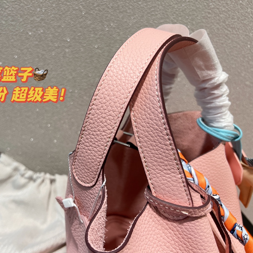 2022 New Pink Picotin Bags,size:19*17cm