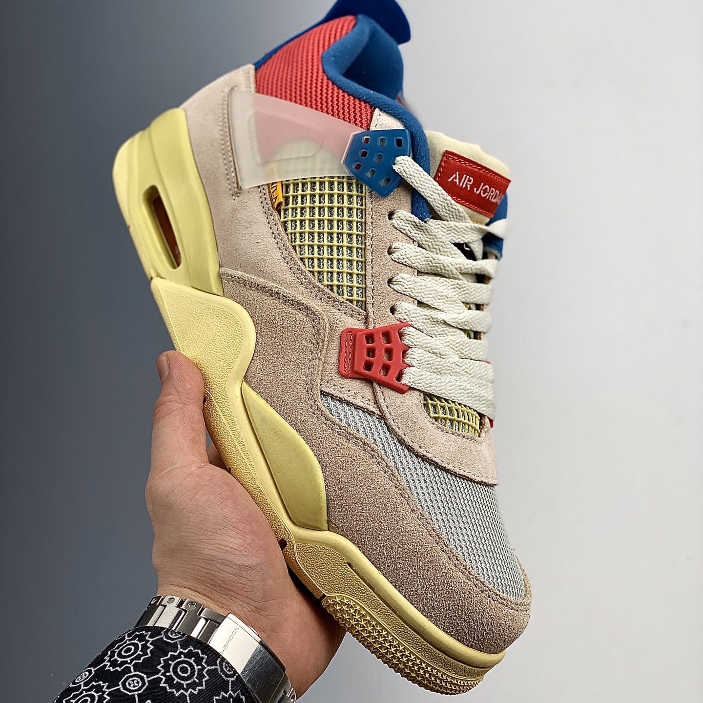 Union LA x Air Jordan 4 Guava lce Basketball Shoes Size:EU36-EU47