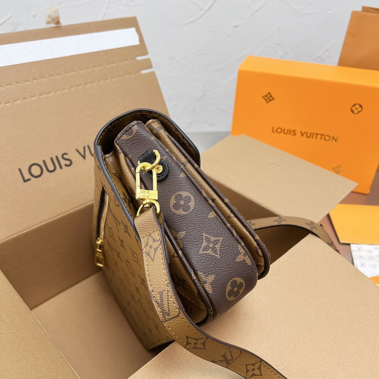 Monogram Reverse Pochette Bags Metis Bags