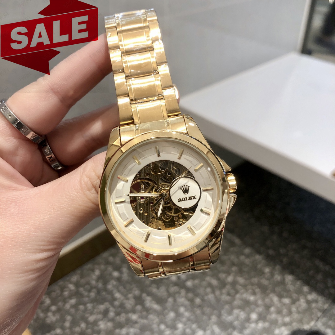 Men's 6 colors Casual Mechanical Watch, Skeleton watches ,40 mm