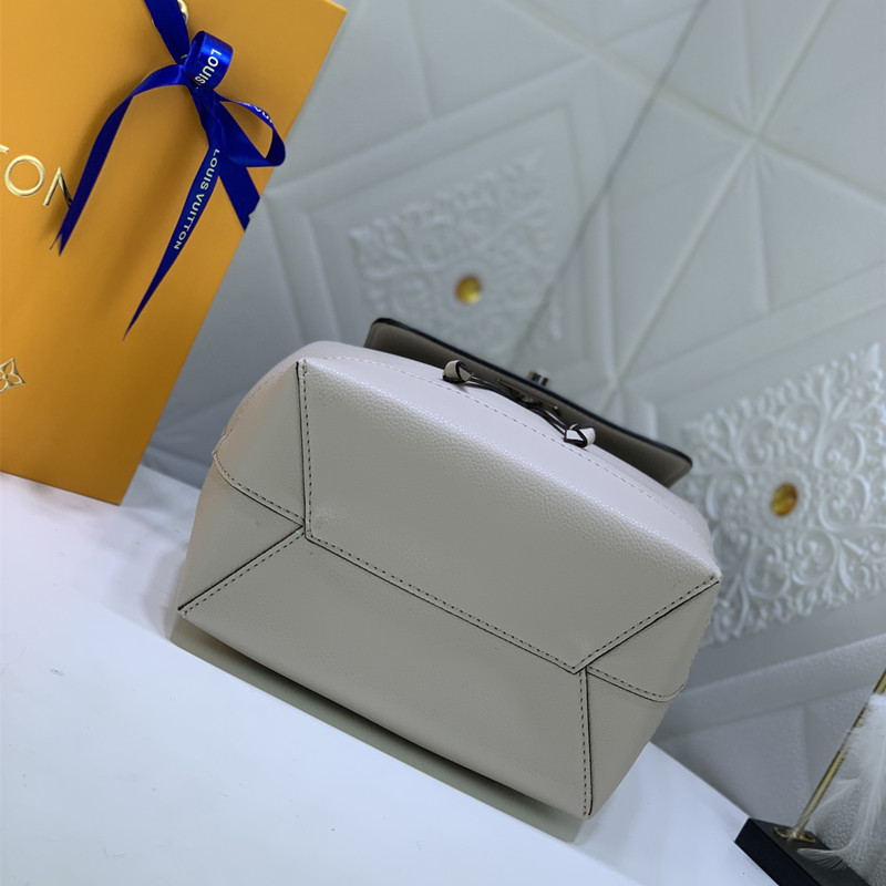 Lockme Shoulder Bag Ladies Fashion Backpack Schoolbag Grey Size 22 * 28 * 13 cm