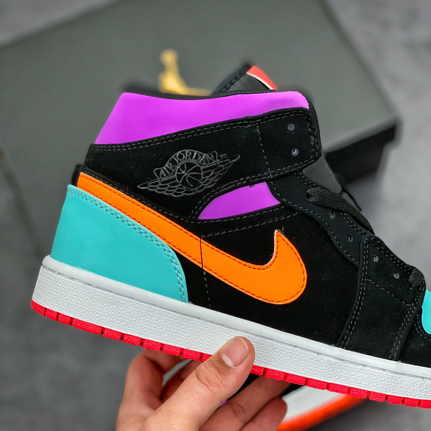 Air Jordan 1 Mid Leisure Board Shoes EU36-EU47.5/ US4-US13