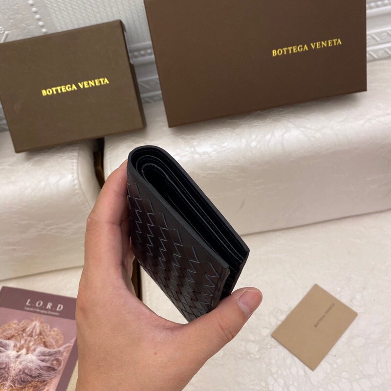 Men's Wallet Short Folding Money Clip Size 12*9.5*1.5 cm