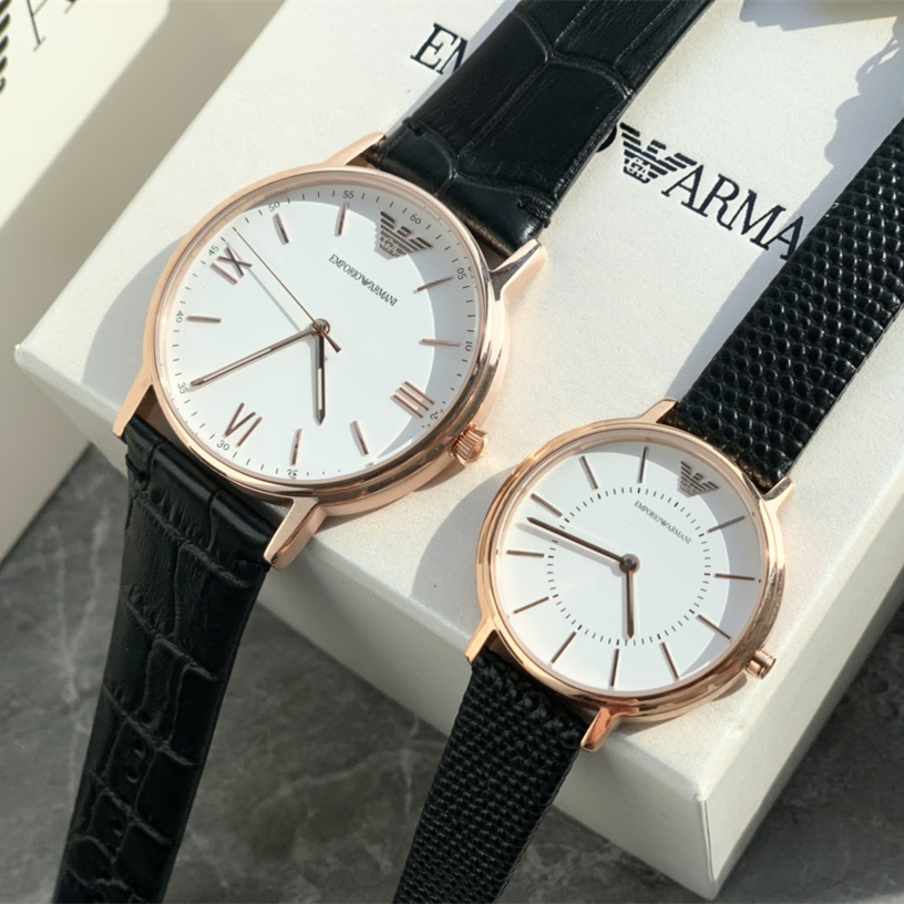 quartz watch, Couple's Watches mineral glass crystal ,Life water resistant to 30 meters