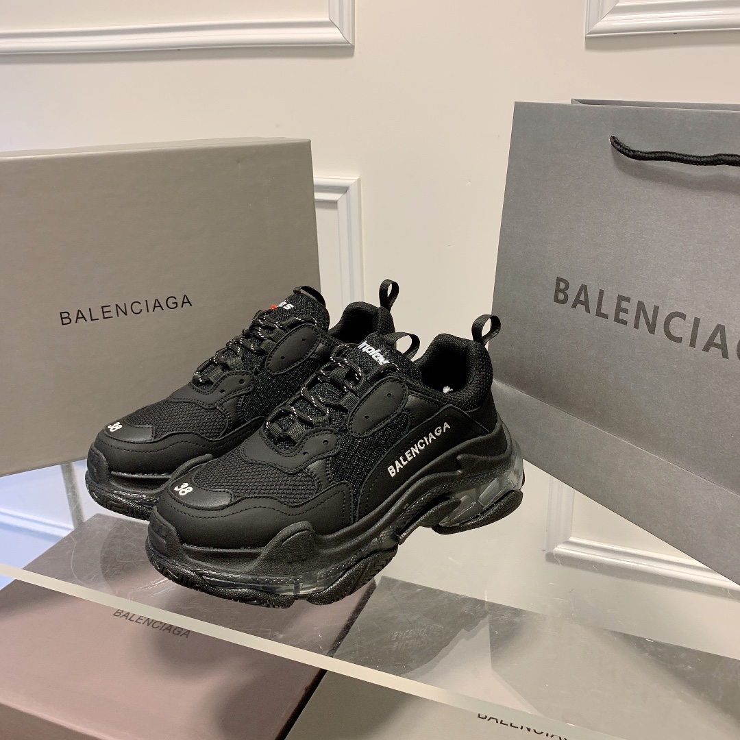 Triple S Clear Sole Women's Shoes Size:EU35-EU42