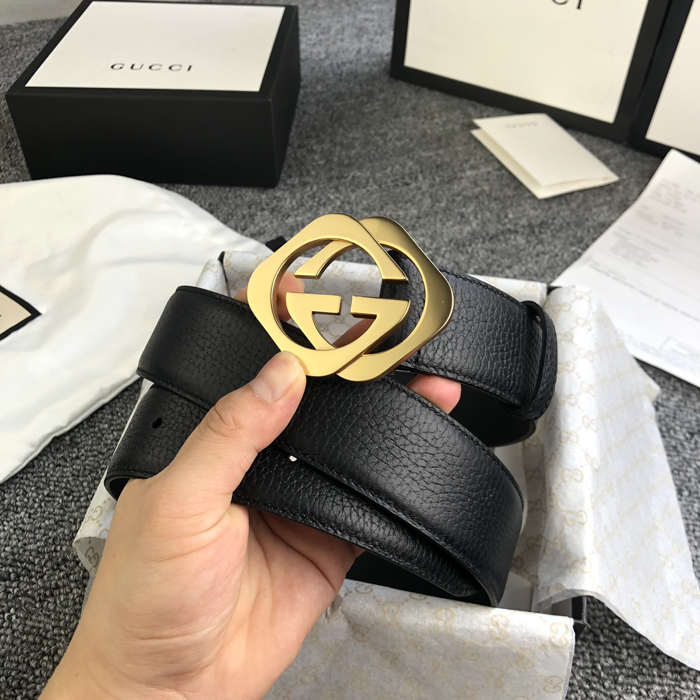 Men's Gold Belts Width: 4cm