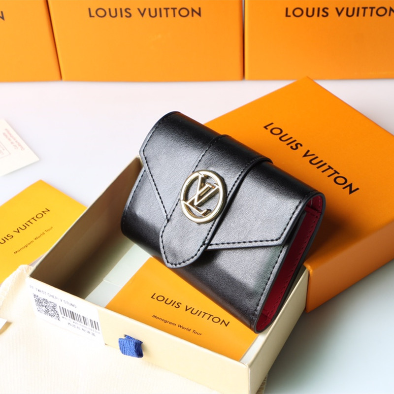 Pont 9 Wallets Black Size 12*9*2.5 cm