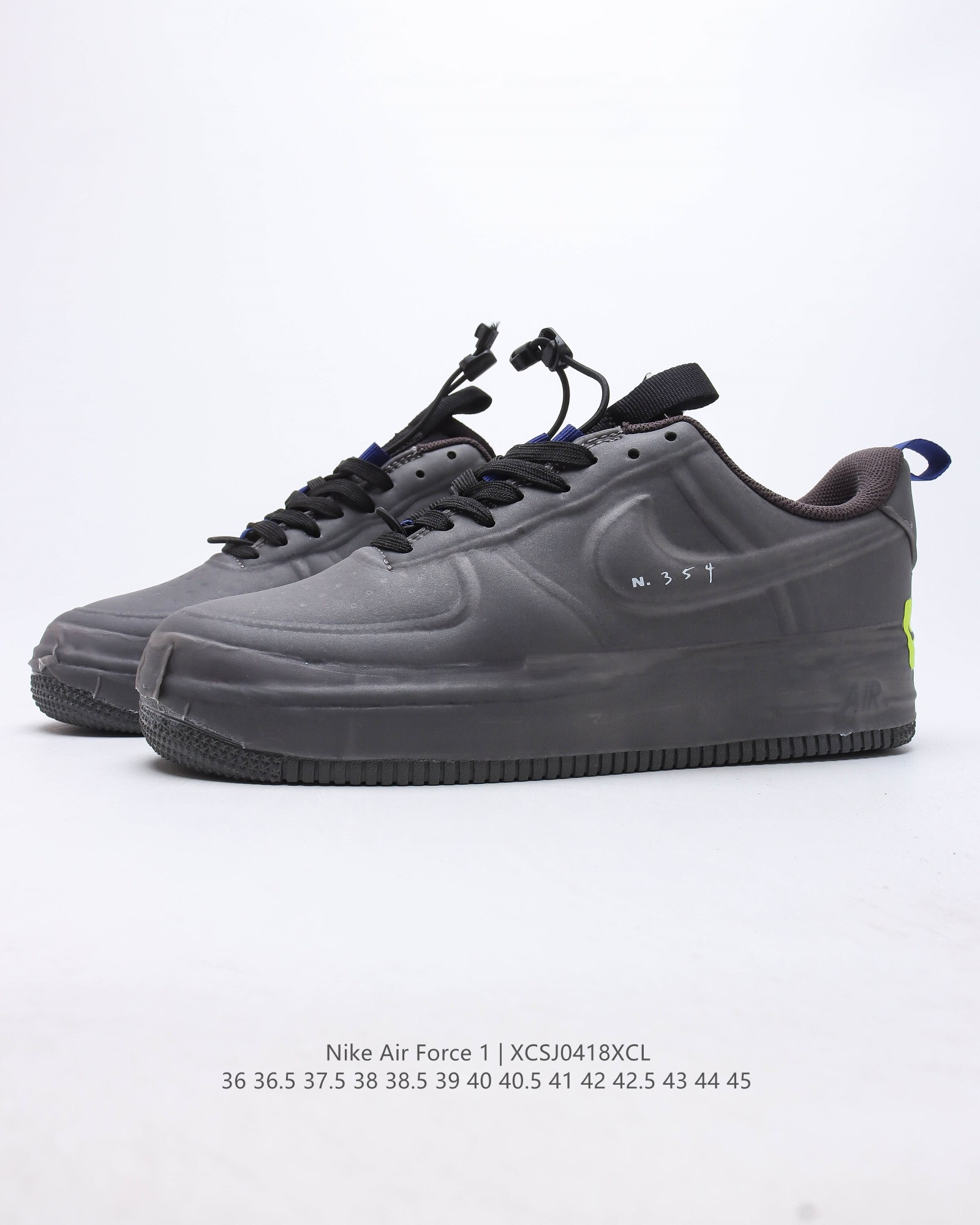air force 1 experimental-type n. 354 blackvoltroyal casual shoes Size：EU36-EU45