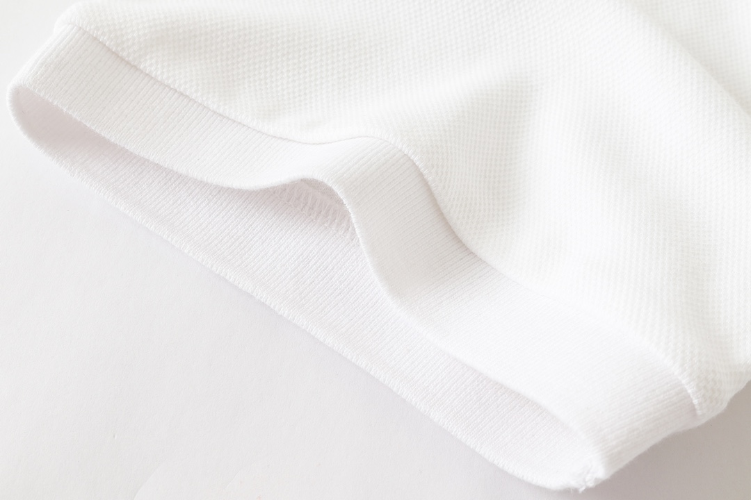 2022ss Men's Polo White Shirt