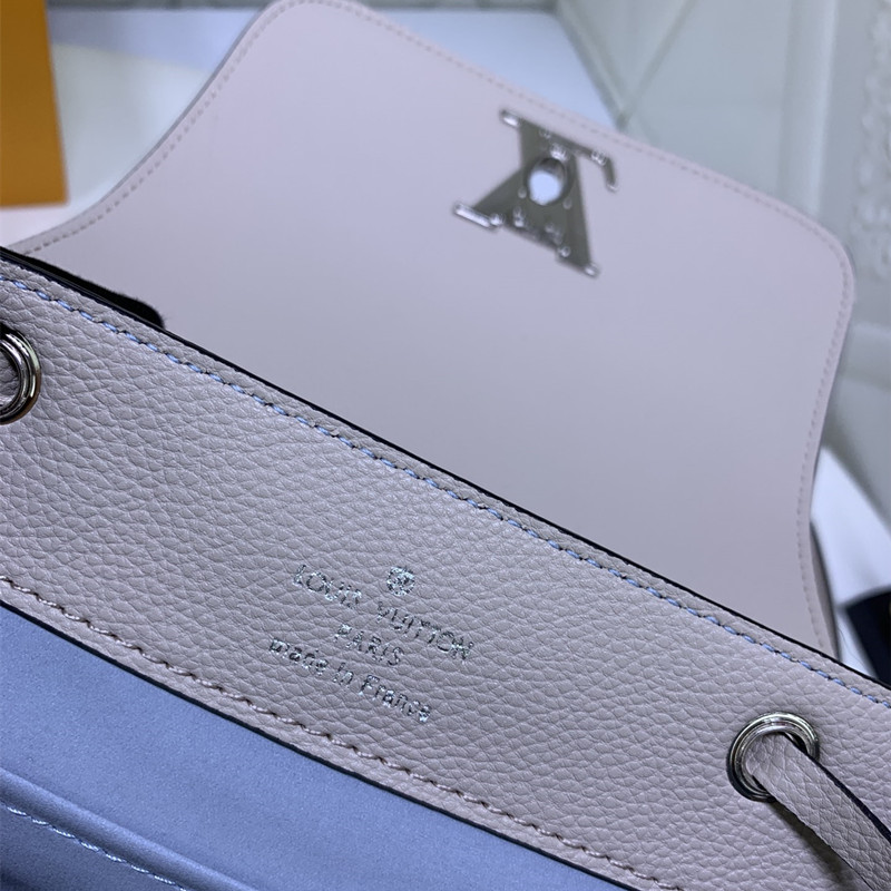 Lockme Shoulder Bag Ladies Fashion Backpack Schoolbag Grey Size 22 * 28 * 13 cm