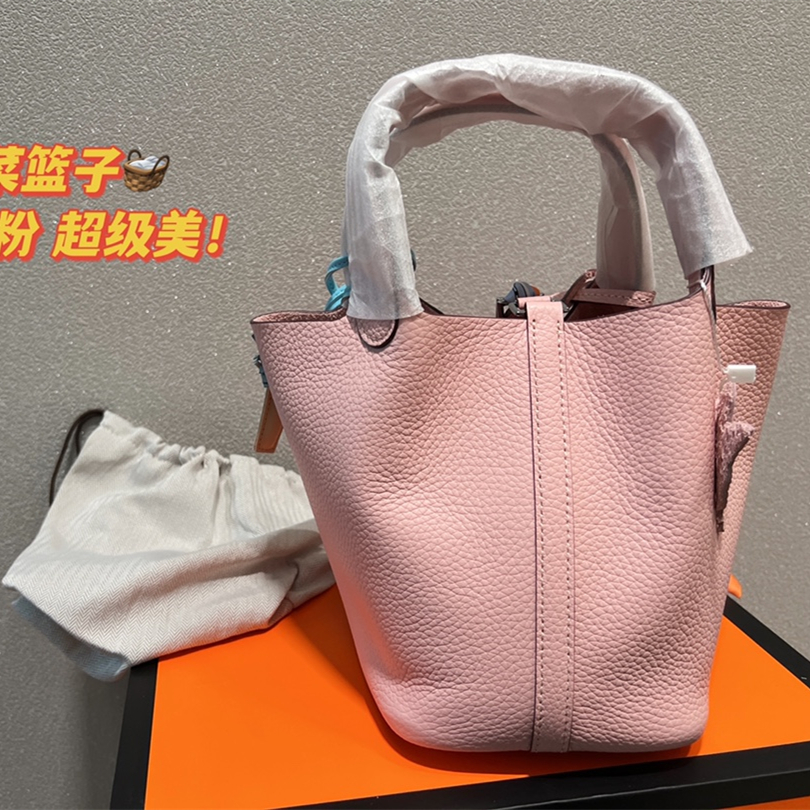 2022 New Pink Picotin Bags,size:19*17cm