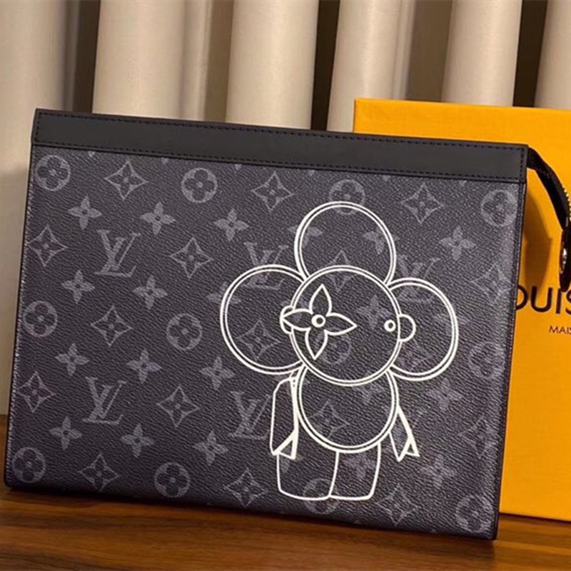 Men's Handbag Sunflower Clutch Bag Size 26*20*6cm