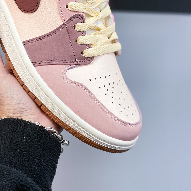 air jordan 1 mid tanred beans aj1 Sport casual shoes Size:EU36-EU45