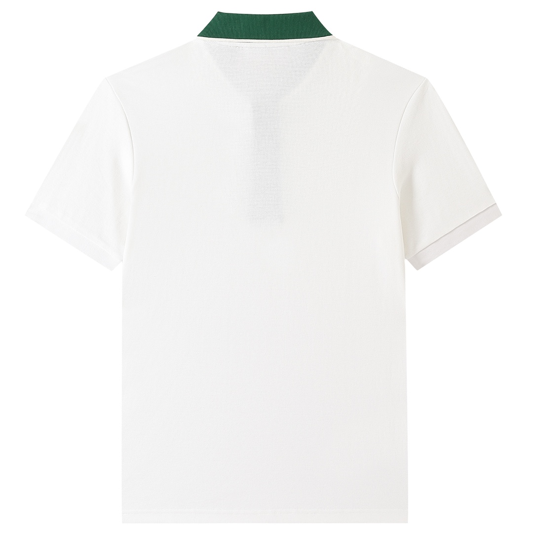 2022ss Men's Polo White Shirt