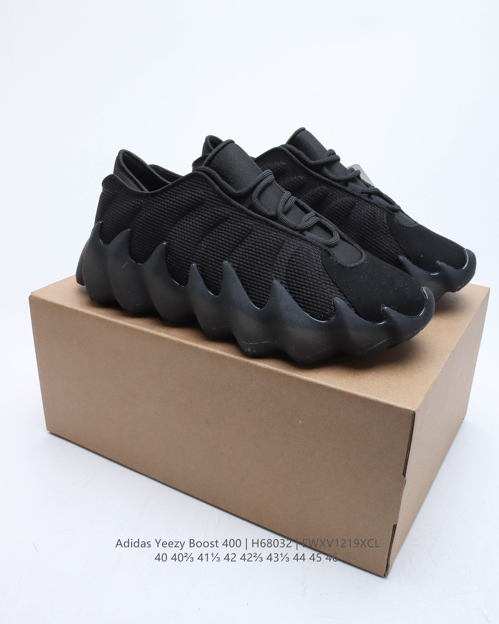 Originals yeezy 400 cloud white casual shoes Size:EU40-EU46