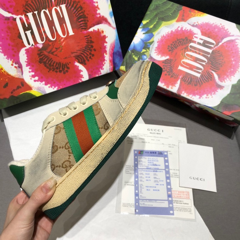 Screener Leather Sneakers Size:EU34-EU44