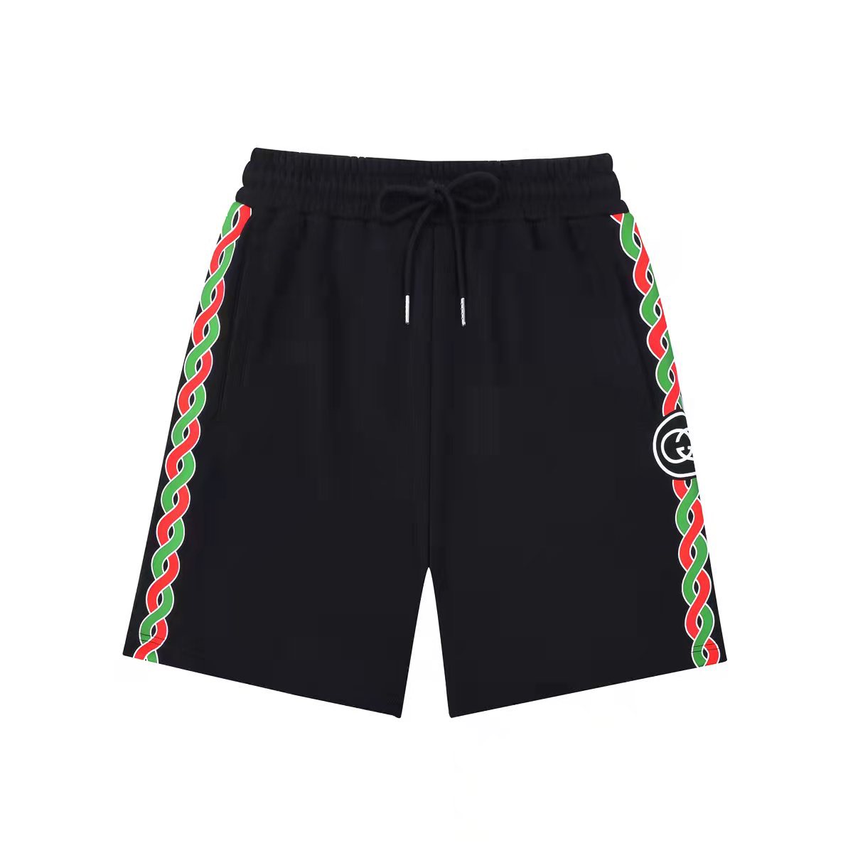 2022ss Men's Black Shorts