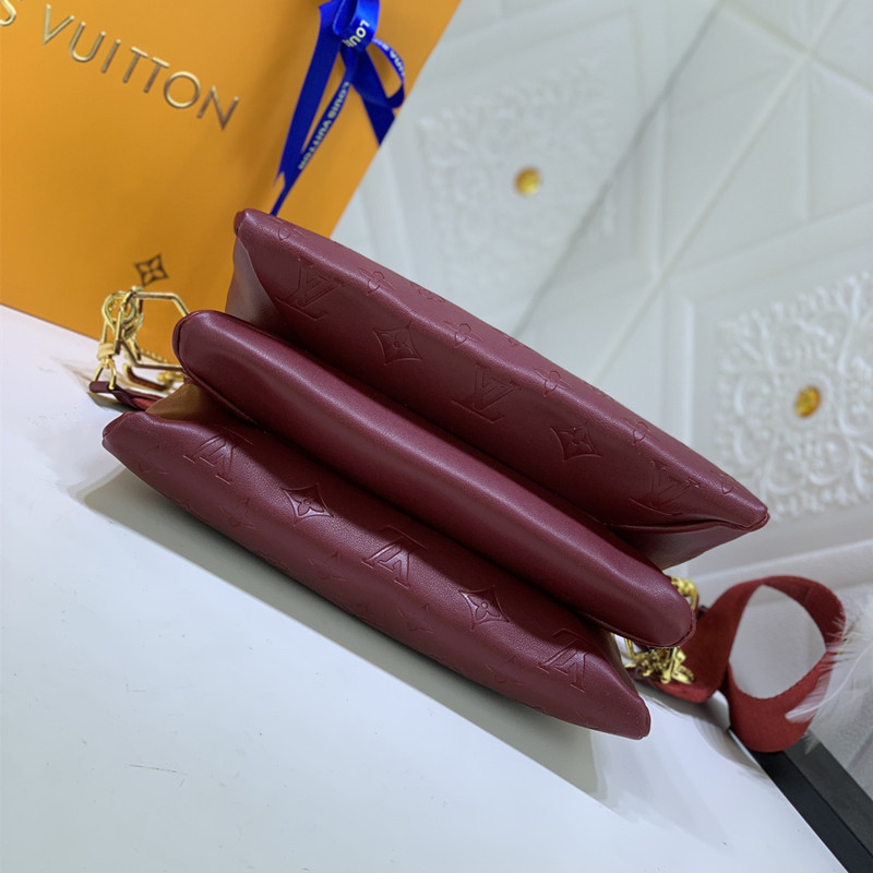 Coussin Small Bag Wine Red Size 26*20*12cm