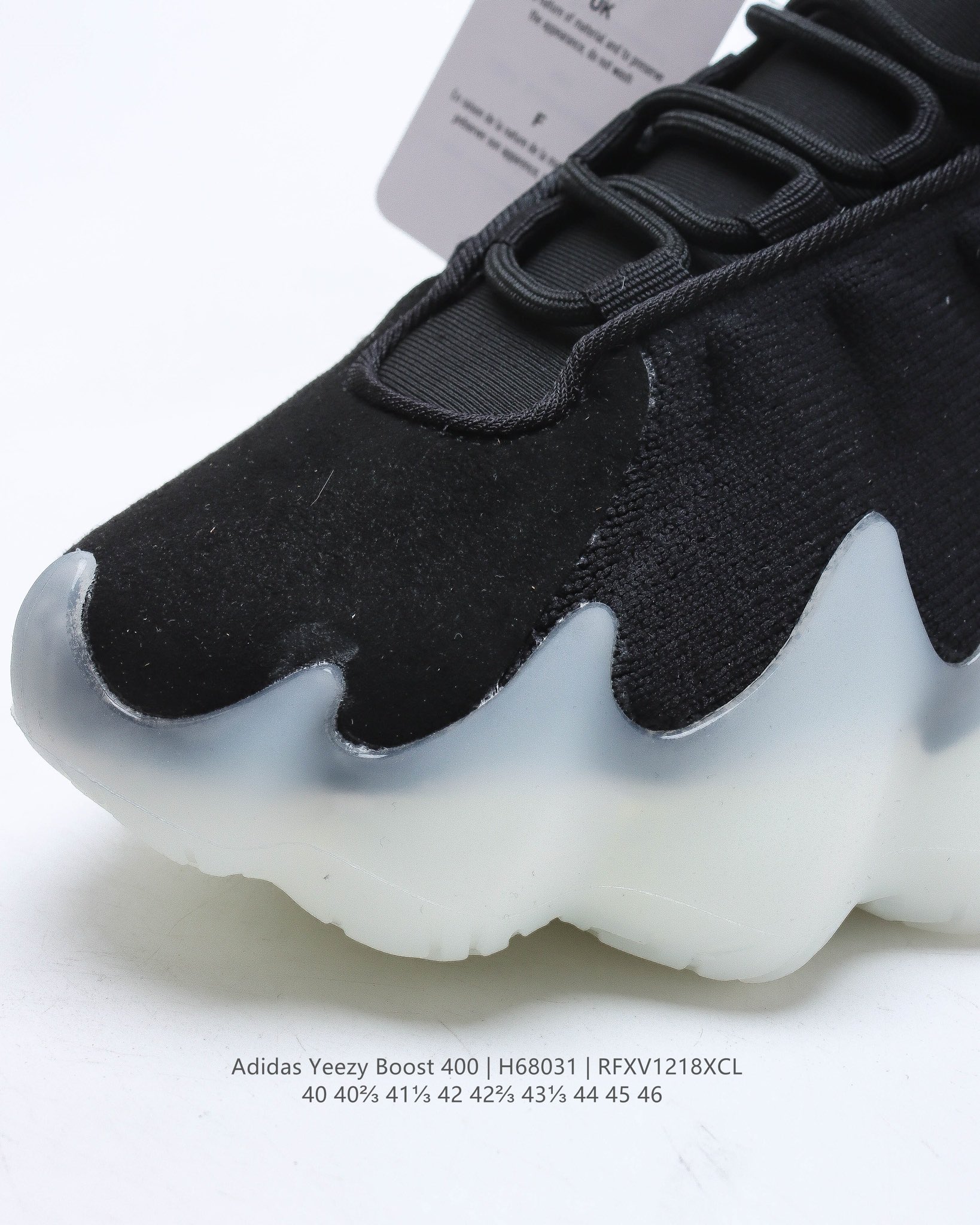 Originals yeezy 400 cloud white casual shoes Size:EU40-EU46